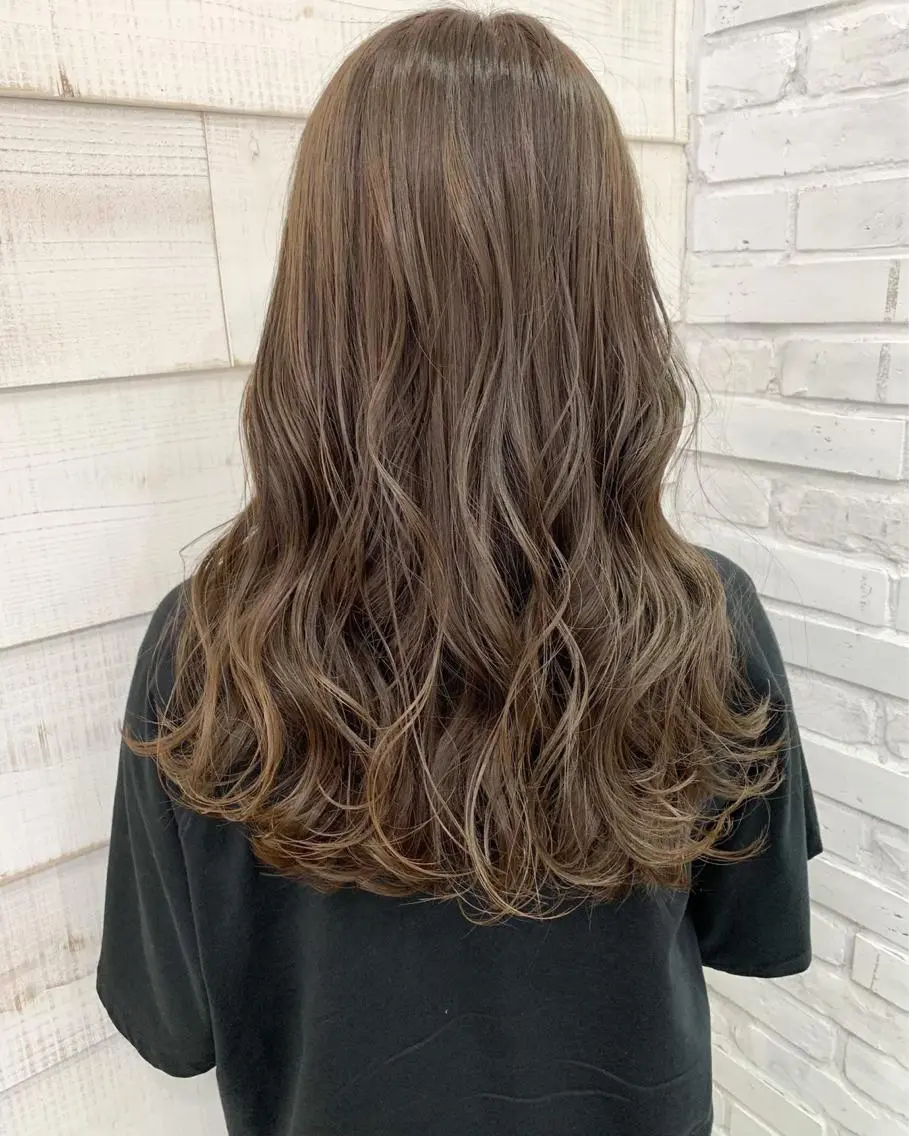 カラー ベージュカラー ブラウンカラー ブラウンベージュ ブリーチダブルカラー 【koide】のヘアスタイル