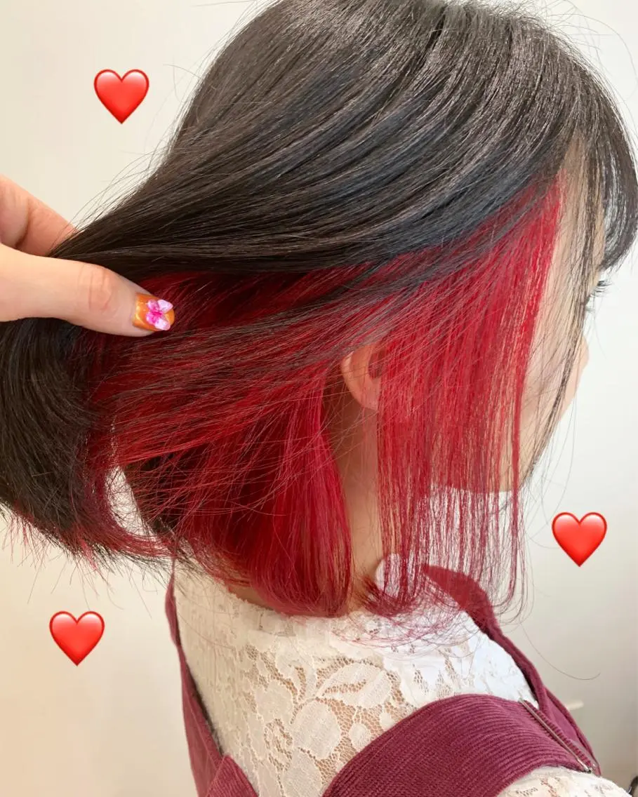 ショート カラー ヘアアレンジ 新宿駅近♡個室 ♡関口三都季🌜のヘアスタイル