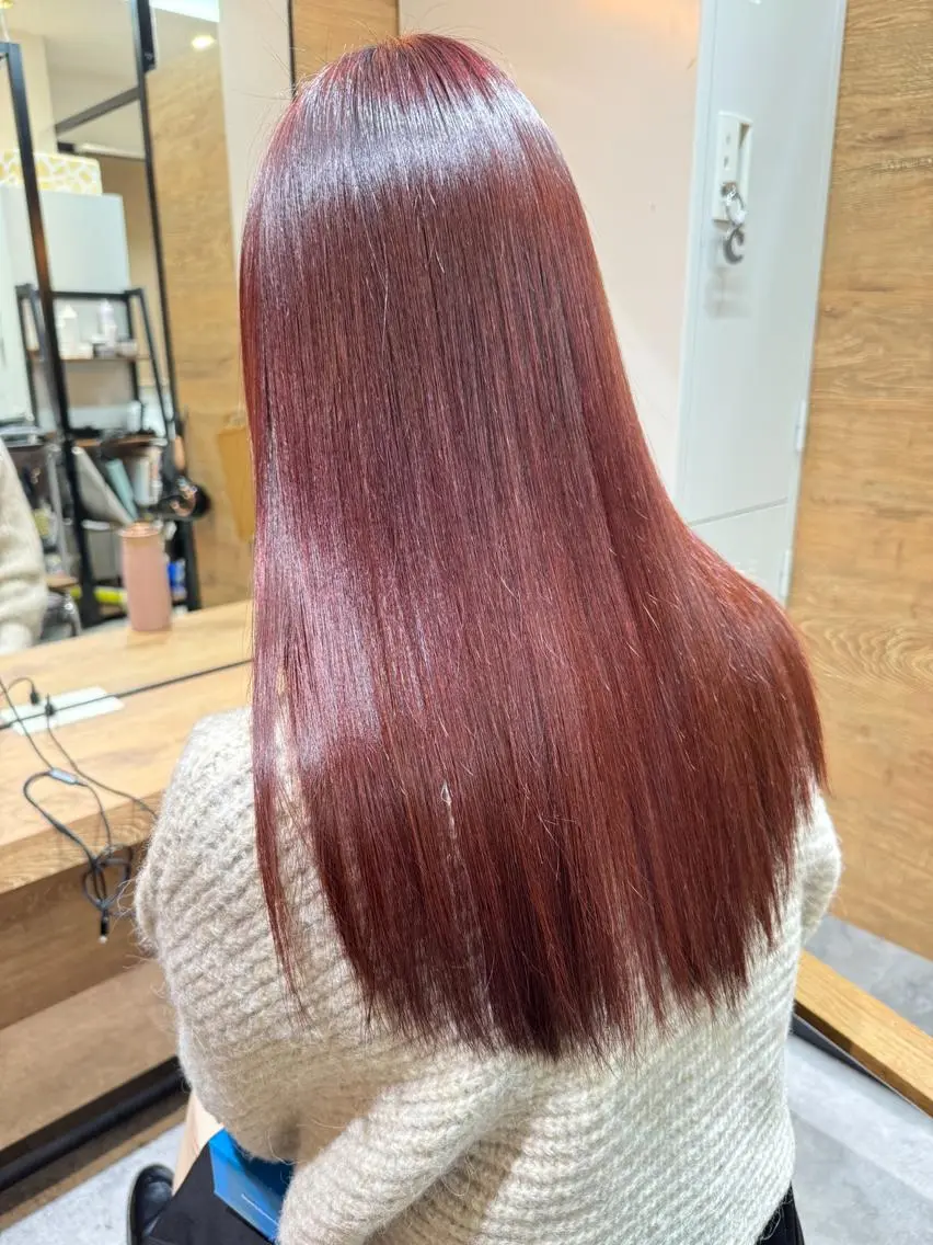 ロング カラー ブラウンカラー 透明感カラー ピンクカラー ピンクブラウン 髪質改善 髪質改善✨LUXBE GALLERYのヘアスタイル