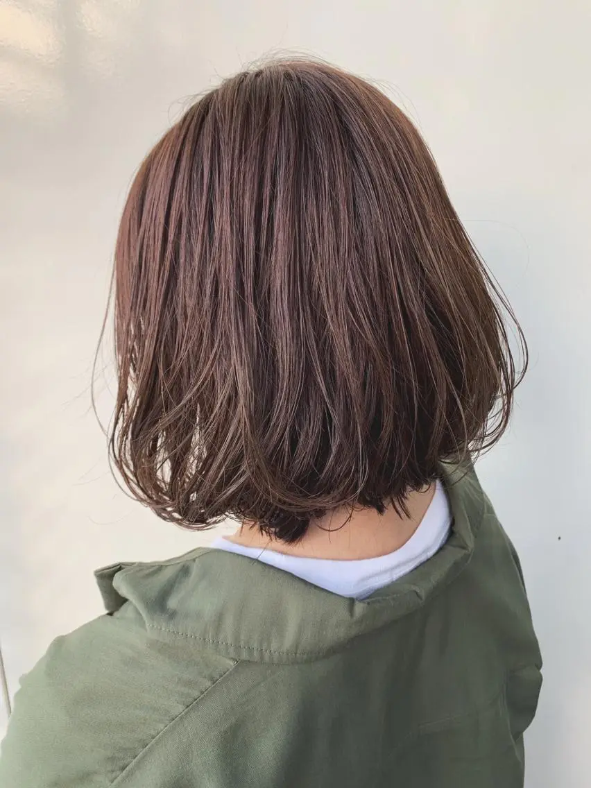 ショート カラー パーマ ヘアアレンジ メンズ ネイル マツエク・マツパ ベージュカラー カラーマツエク カット ヘアカラー トリートメント Zina福岡天神🪞 髪質改善🪞レイヤーのヘアスタイル