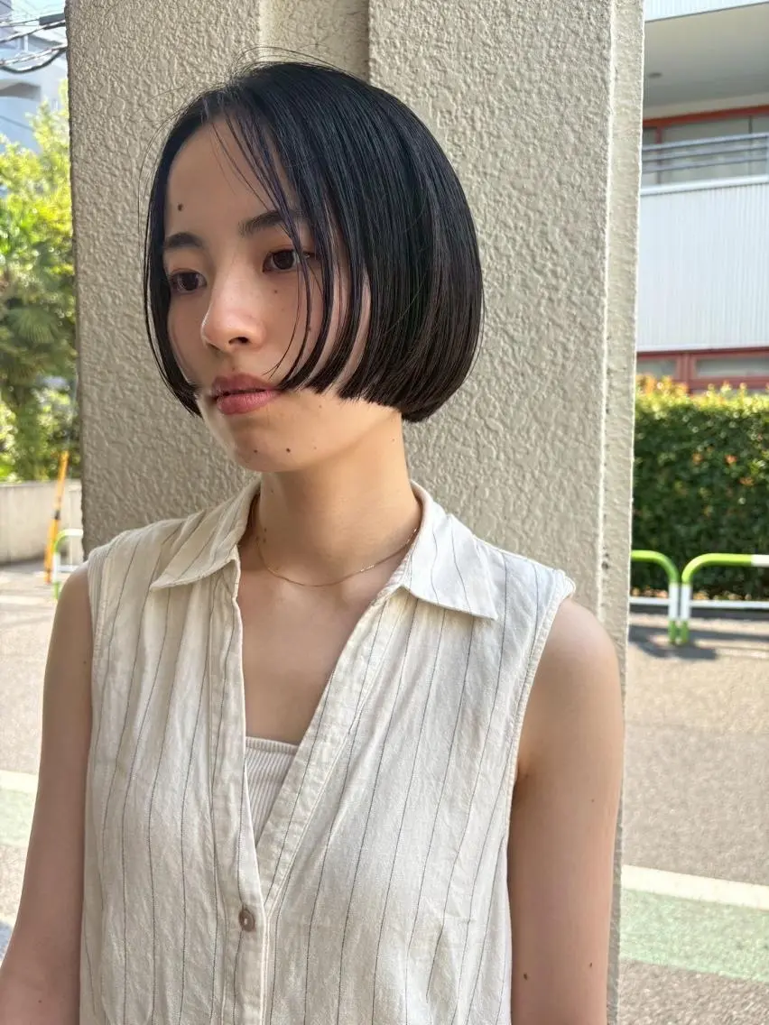 ミディアム カラー カット ヘアカラー CEINE OURのヘアスタイル