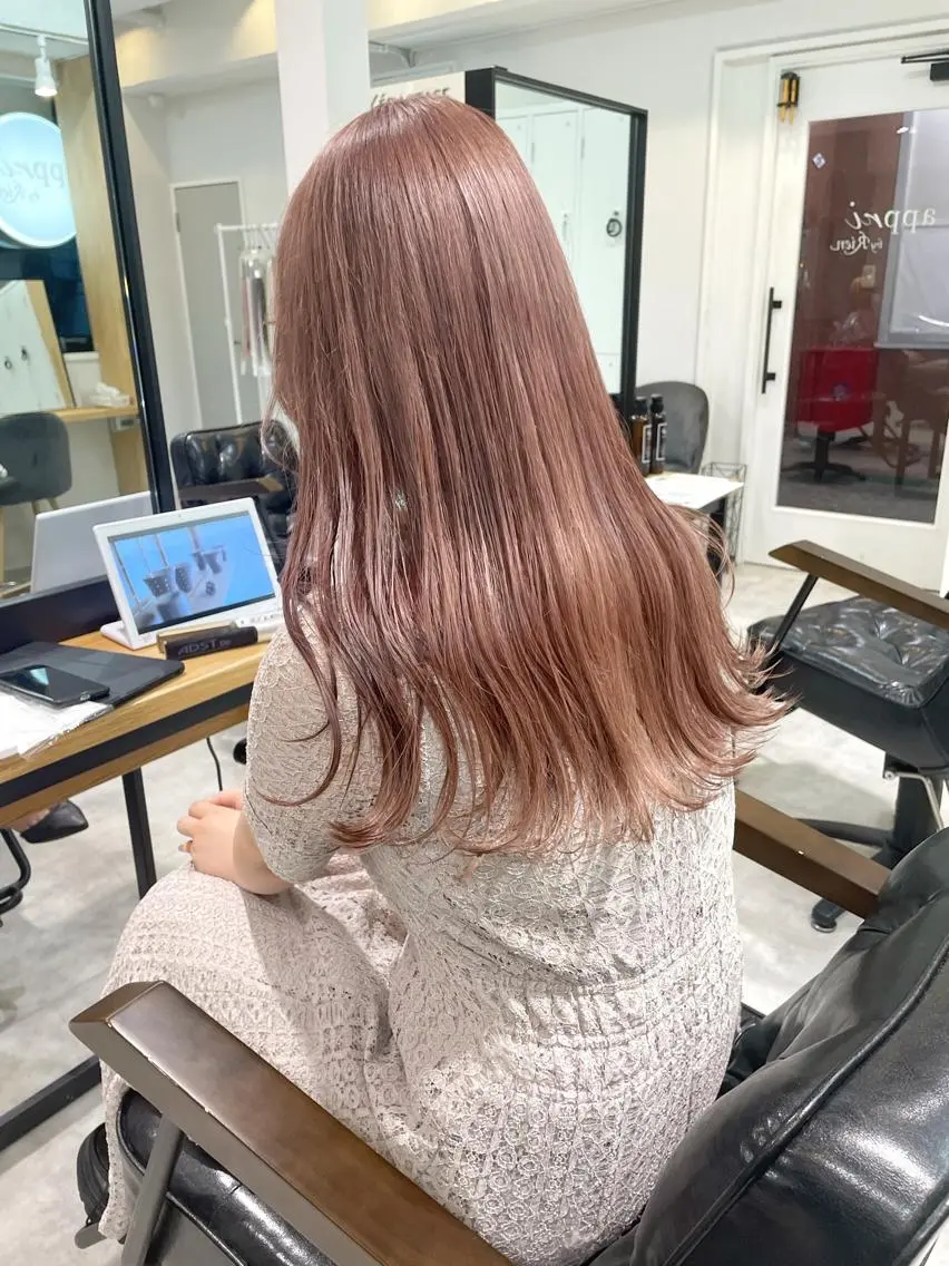 ロング カラー 田中大星 /ボブ 縮毛矯正のヘアスタイル