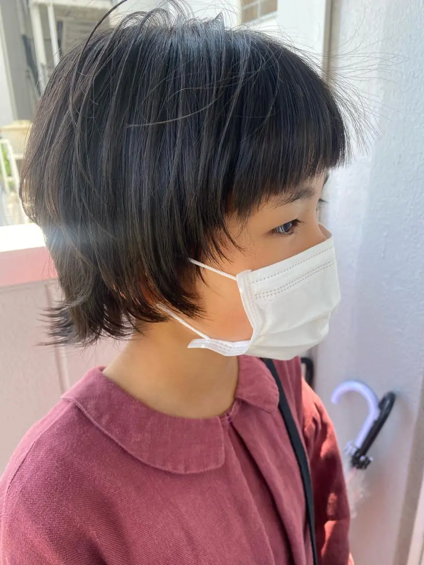 ショート ウルフカット GINZARay2 風本朱里🐥のヘアスタイル