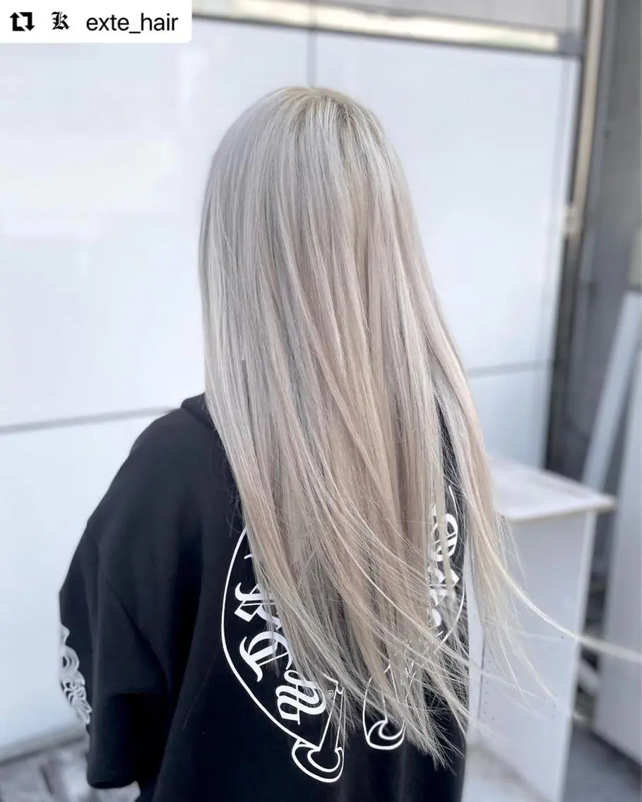 ロング カラー 🪽新宿 プルエクステ🫧のヘアスタイル
