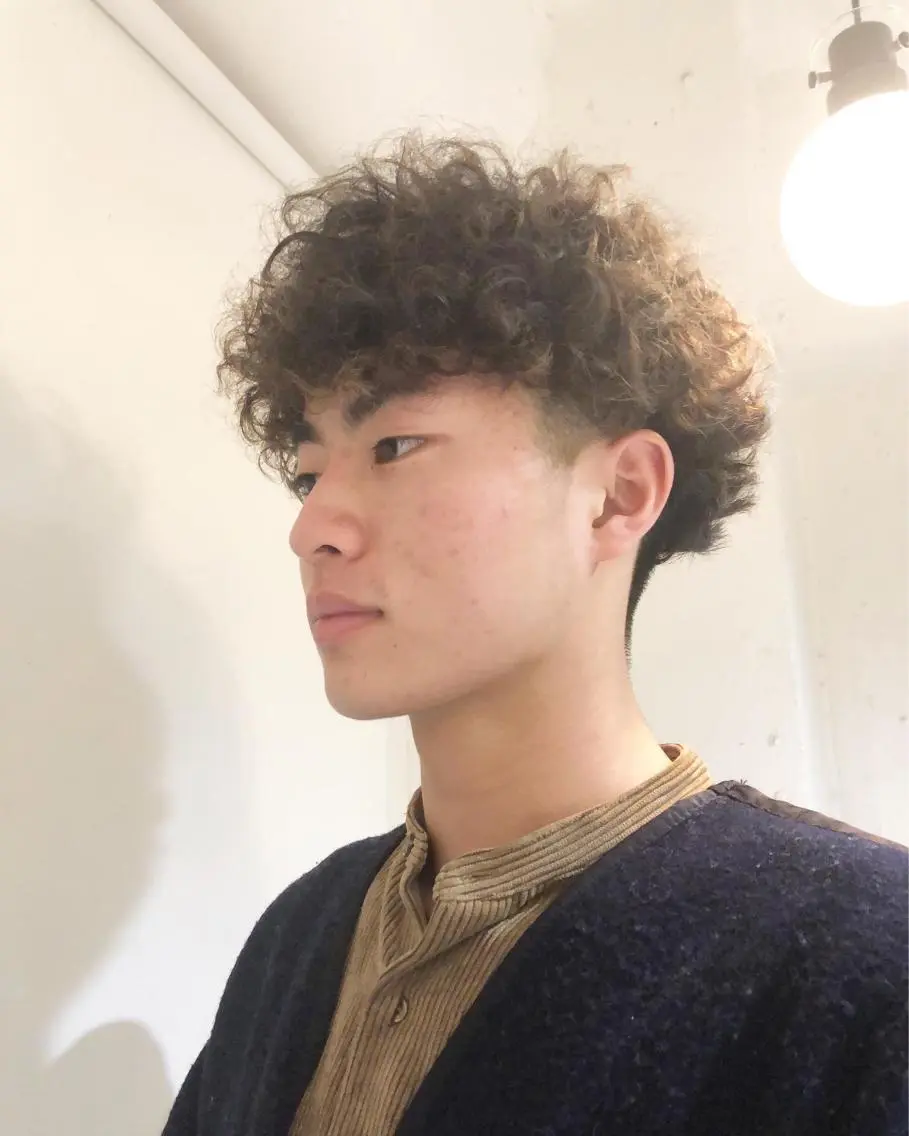 パーマ ヘアアレンジ メンズ カット パーマ トリートメント ヘアセット メンズ特化✂️栗原 侑也のヘアスタイル