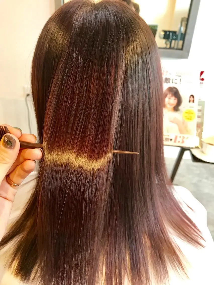 ロング カラー 桜井 真美のヘアスタイル