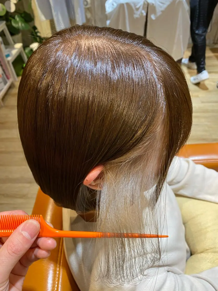 ショート カット ヘアカラー トリートメント 艶美髪マスター 店長✂︎YUKKEのヘアスタイル