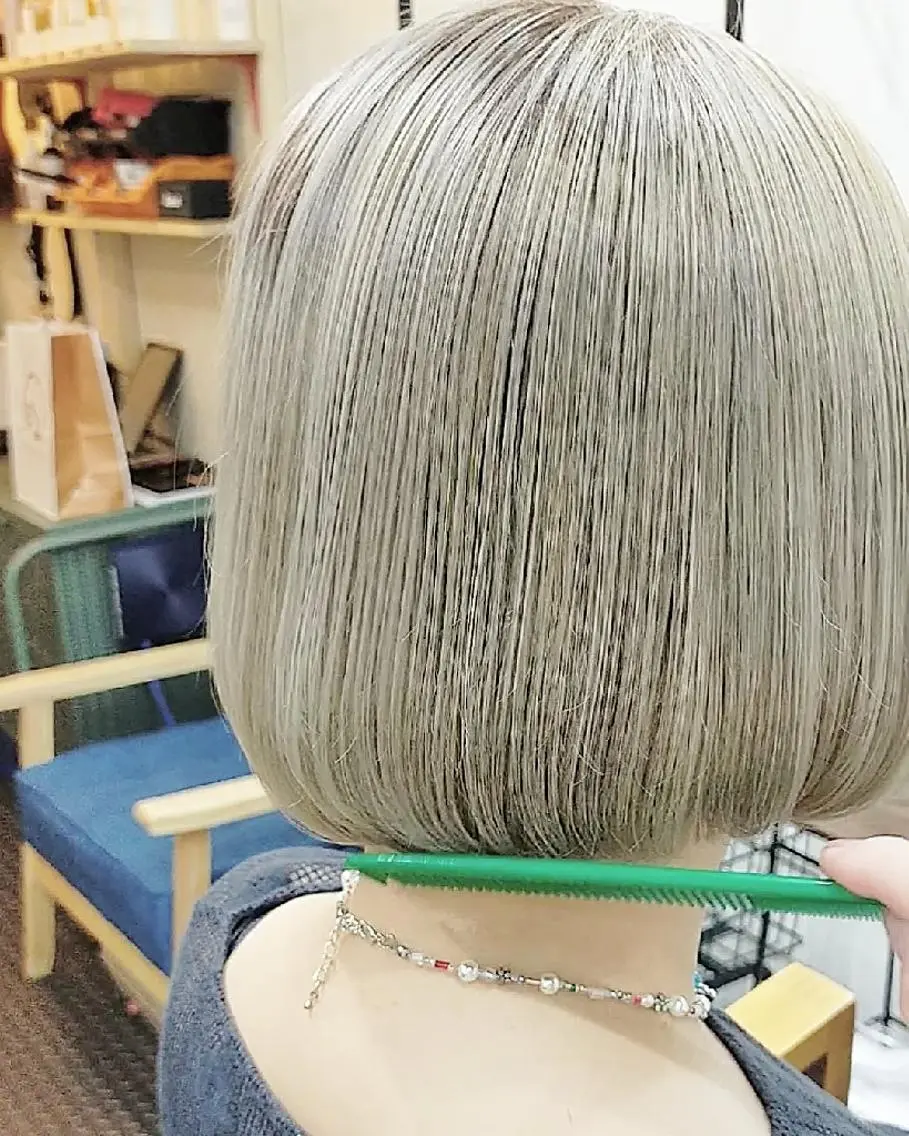 ショート カット ヘアカラー トリートメント 水素トリートメント/ 髪質改善/ナカノメのヘアスタイル