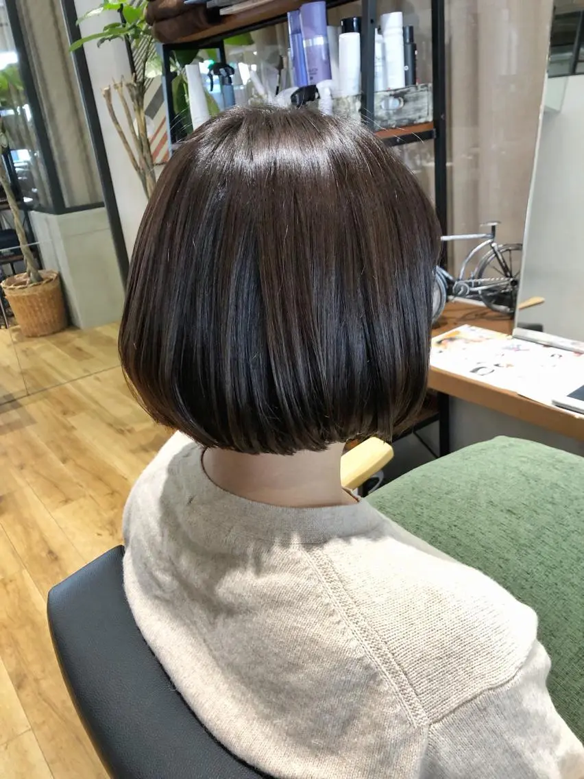 ショート カラー ショートボブ ブラウンカラー ダークブラウン ボブ ショートヘア ◇おの あすか◇のヘアスタイル