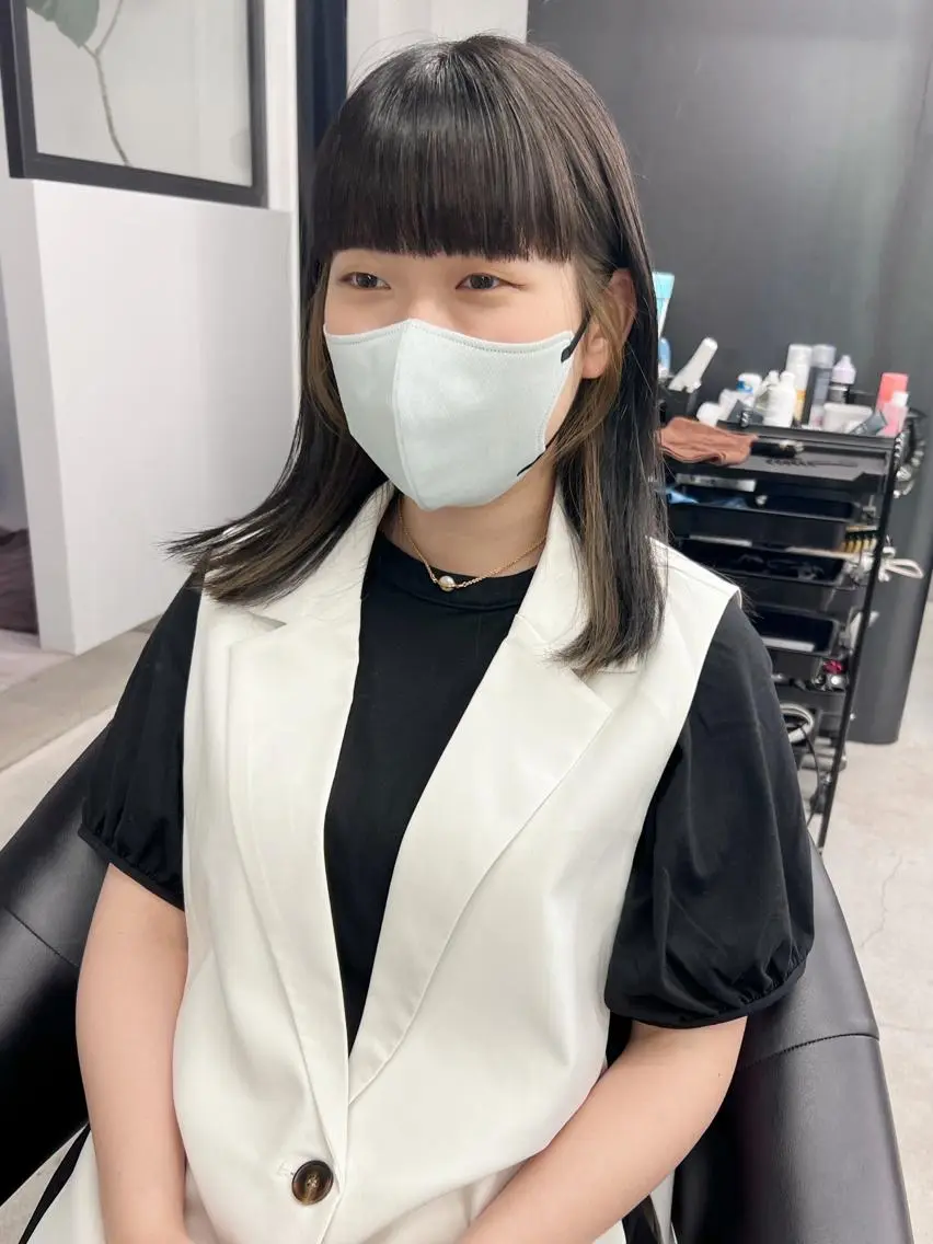 セミロング カラー カット ヘアカラー トリートメント kimika🥑 メンズ/髪質改善のその他イメージ