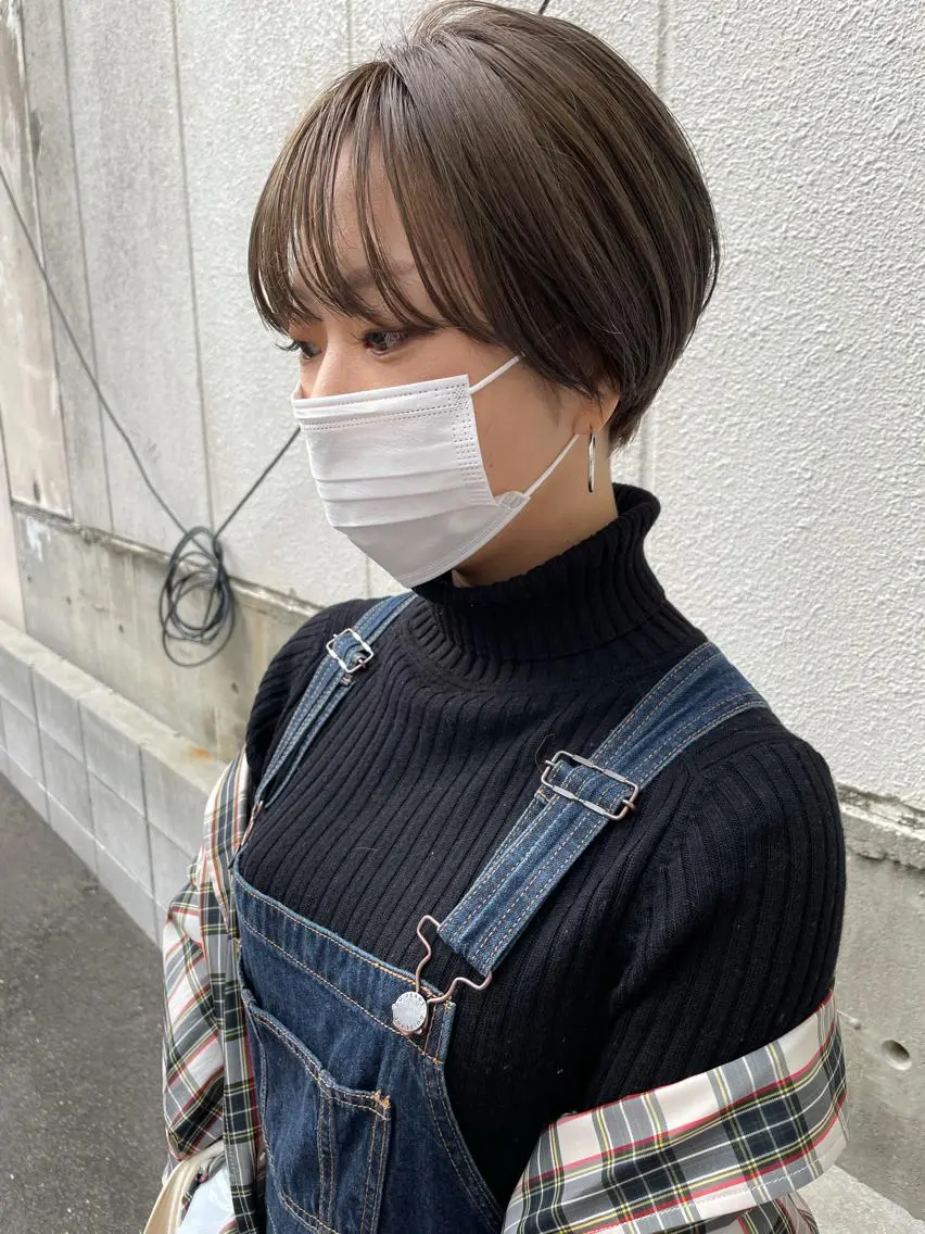 ショート カット ヘアカラー トリートメント ayane⭐️ボブ・ ショート・パーマのヘアスタイル