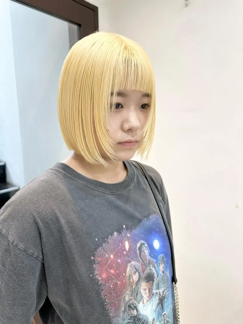 ミディアム カラー ヘアカラー トリートメント kai .のヘアスタイル