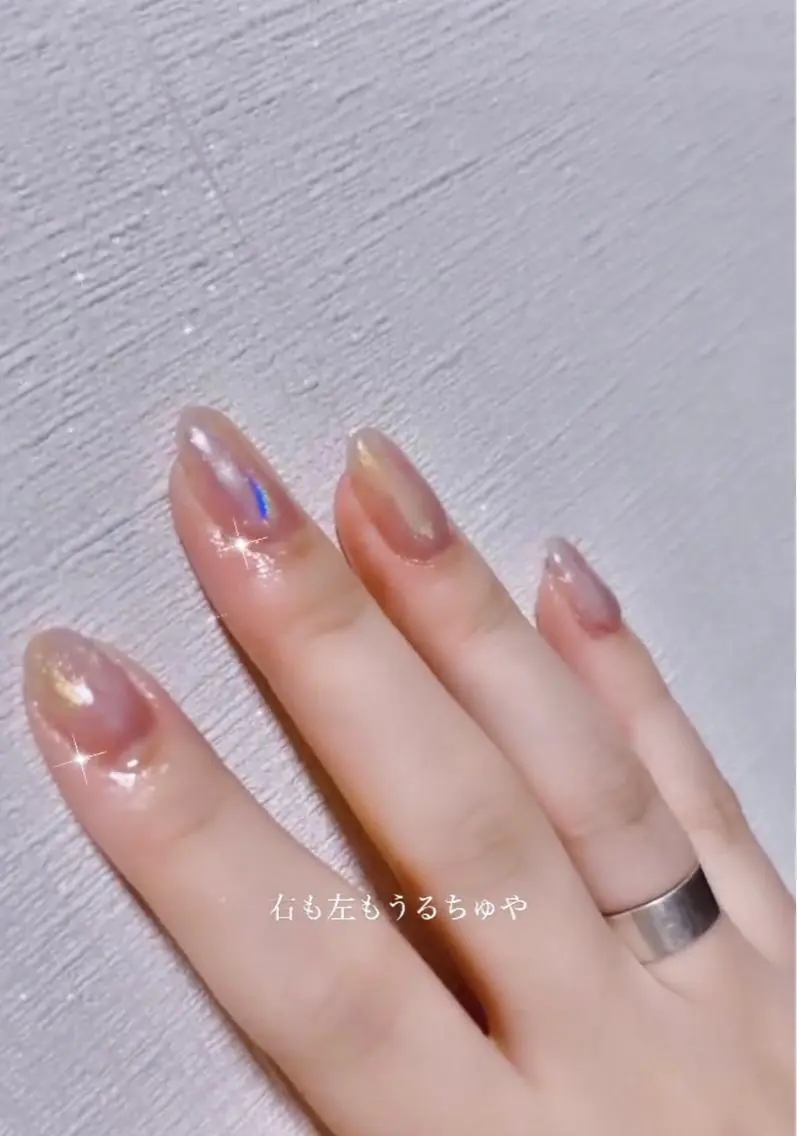 ネイル オーロラネイル ハンドネイル etoile filanteのネイルデザイン