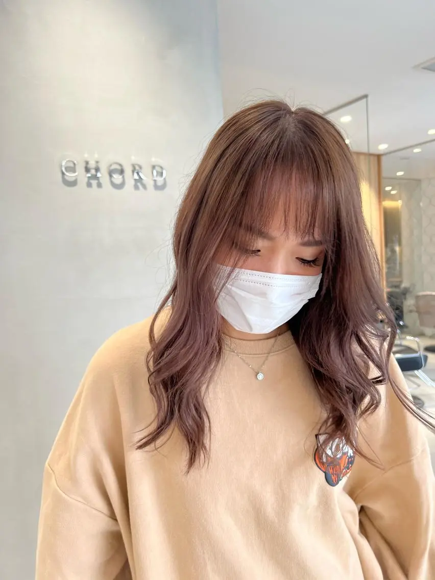 セミロング カラー ブリーチ 🦄Rena 🦄のヘアスタイル
