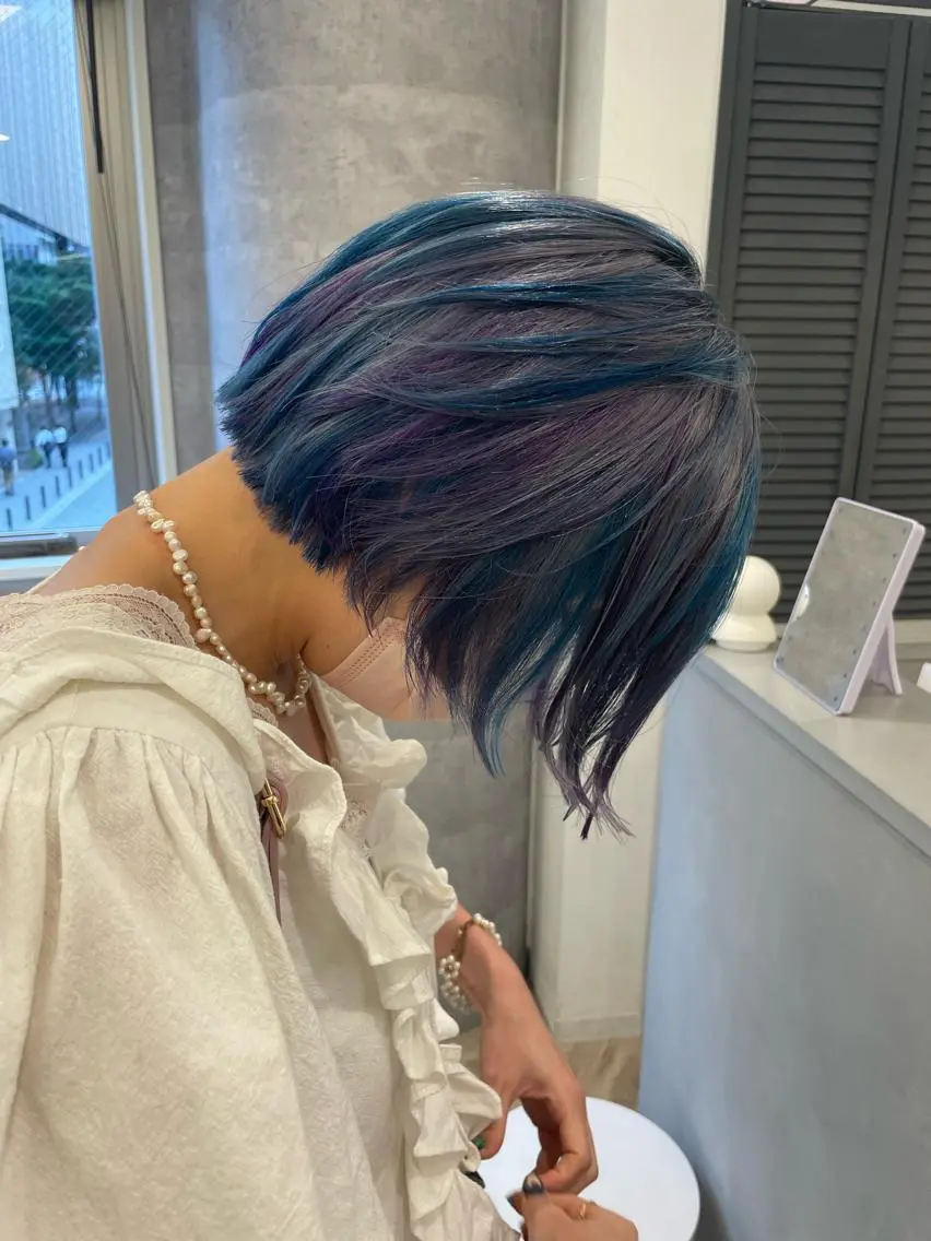 ショート ヘアカラー Loob.TOKYO MIYA🌈のヘアスタイル