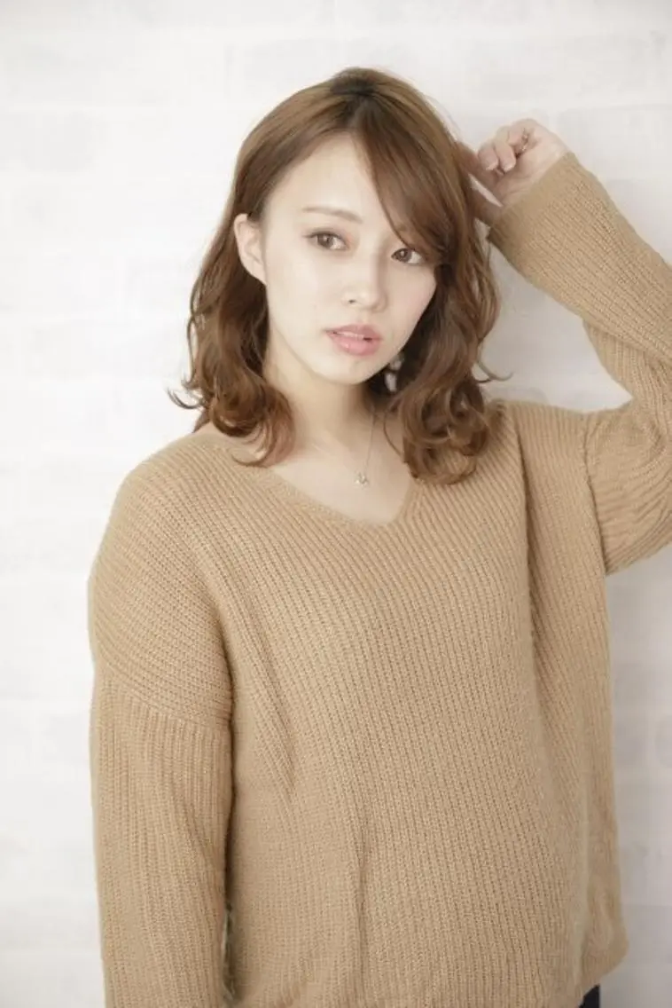ミディアム カラー ヘアカラー トリートメント 似合わせカット 銀座/アライ カズヤのヘアスタイル