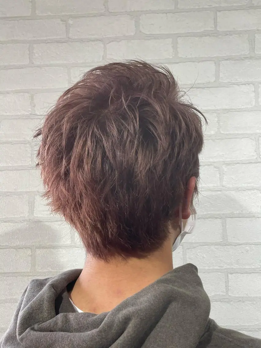 ショート カット ヘアカラー メンズ特化☝️添田 好恵のヘアスタイル