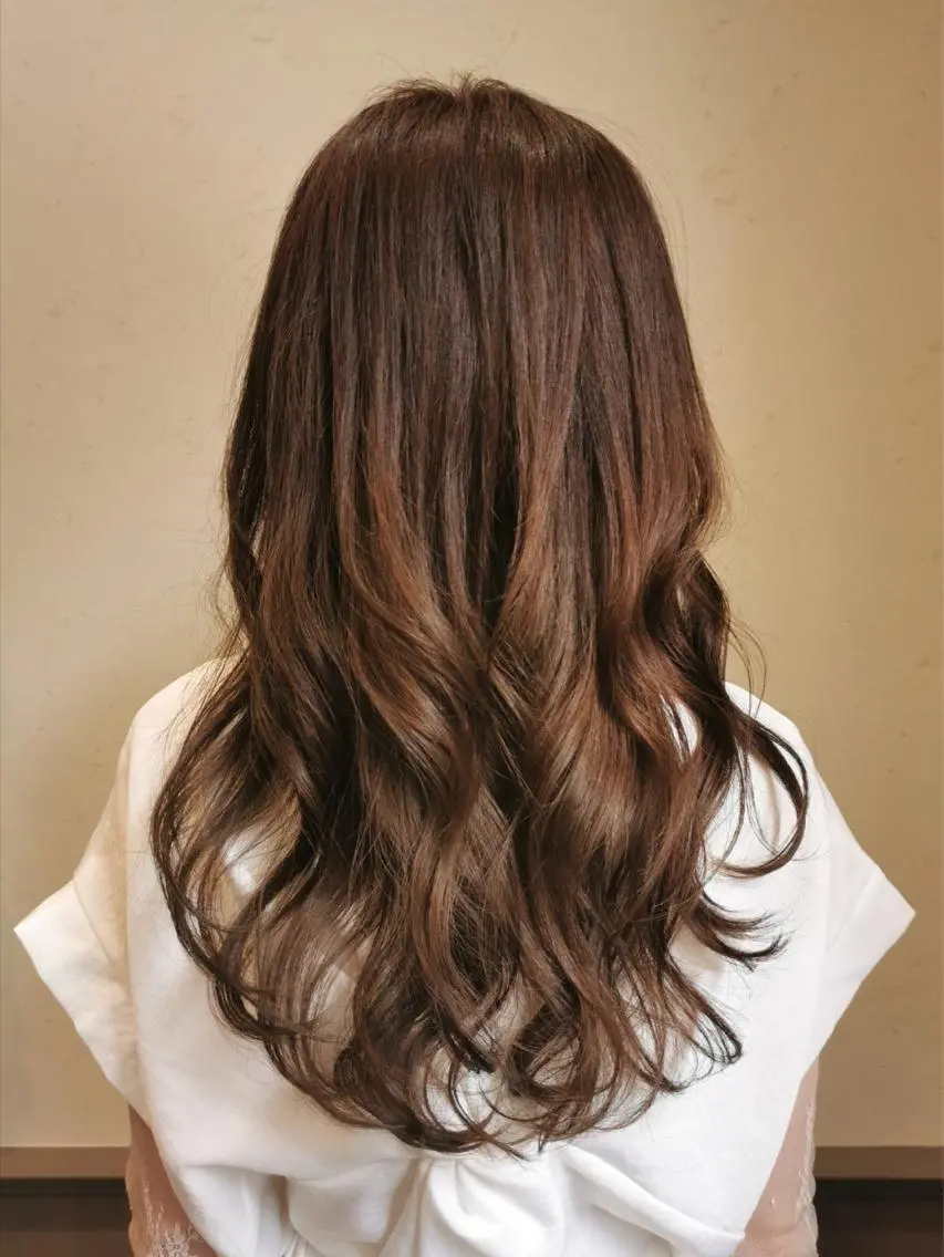 セミロング アッシュ アッシュブラウン カット ヘアカラー トリートメント 🦋ショートカット 🦋Yu-Kiのヘアスタイル