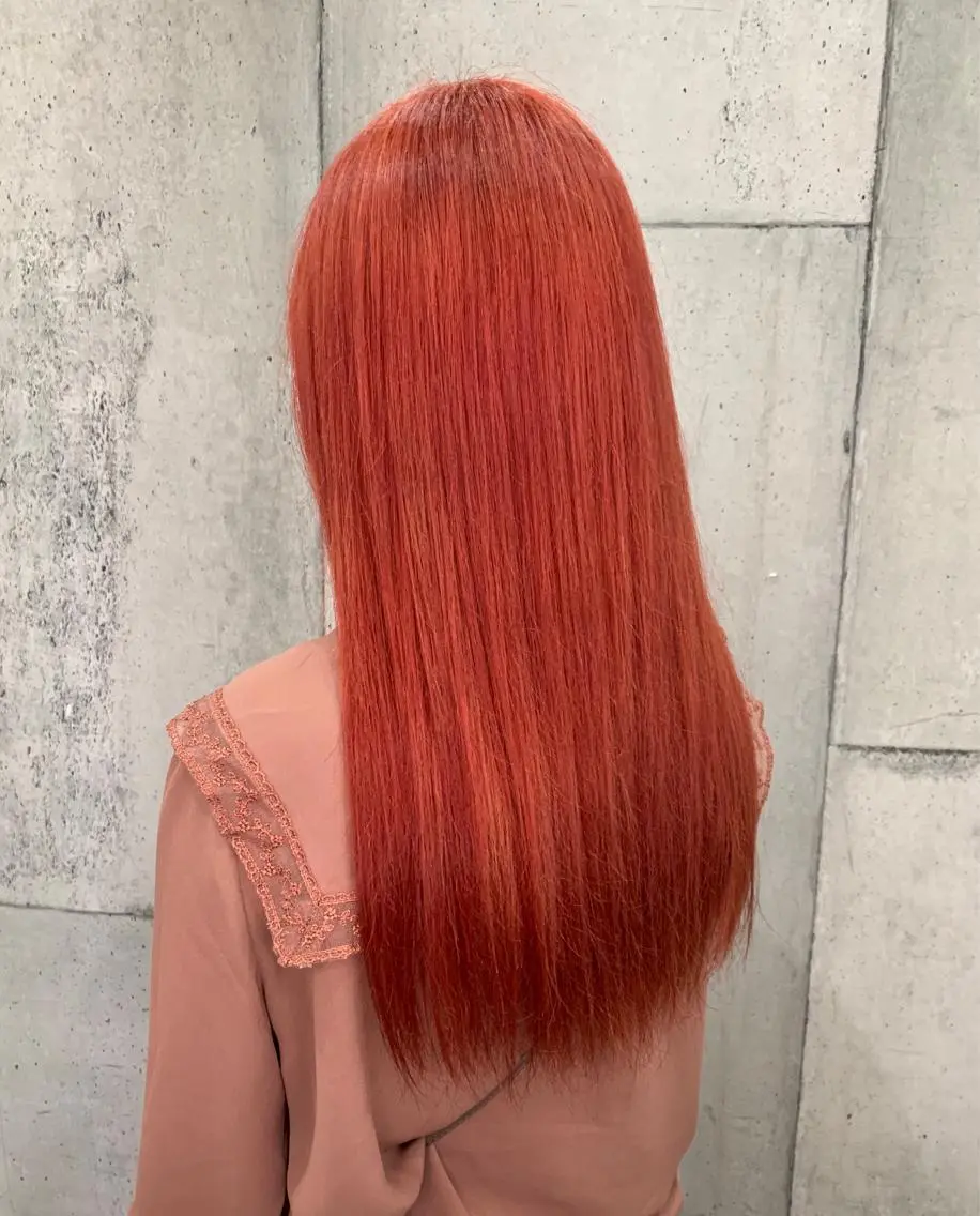 ロング ヘアカラー トリートメント 大内 志穂のヘアスタイル