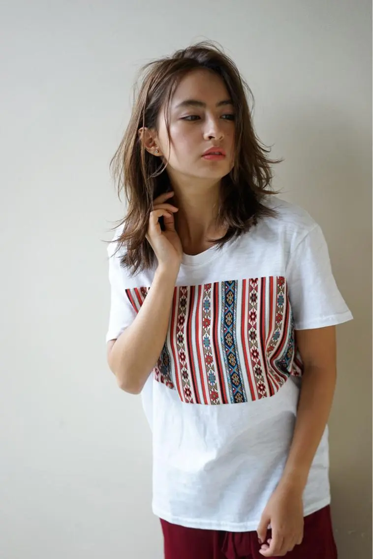 ミディアム 菅谷 昌央のヘアスタイル