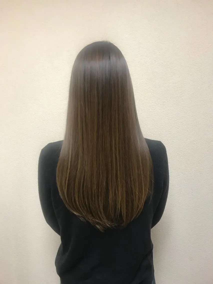 ロング 縮毛矯正 髪質改善/縮毛矯正 /美髪🩵イケダのヘアスタイル