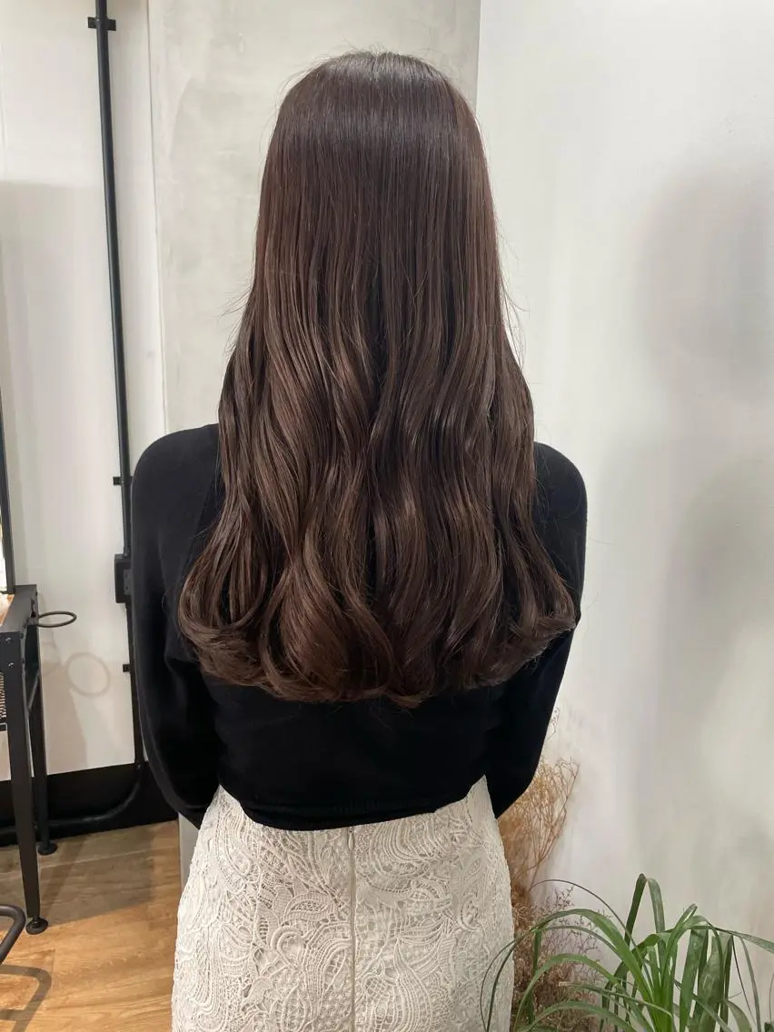 ロング カラー ヘアアレンジ ヘアカラー トリートメント coco♡ 韓国hairのヘアスタイル