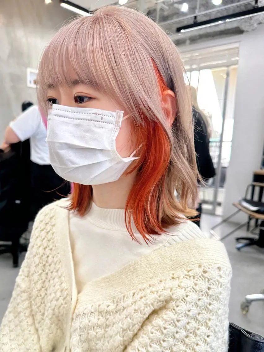 カラー ブリーチダブルカラー 【koide】のヘアスタイル