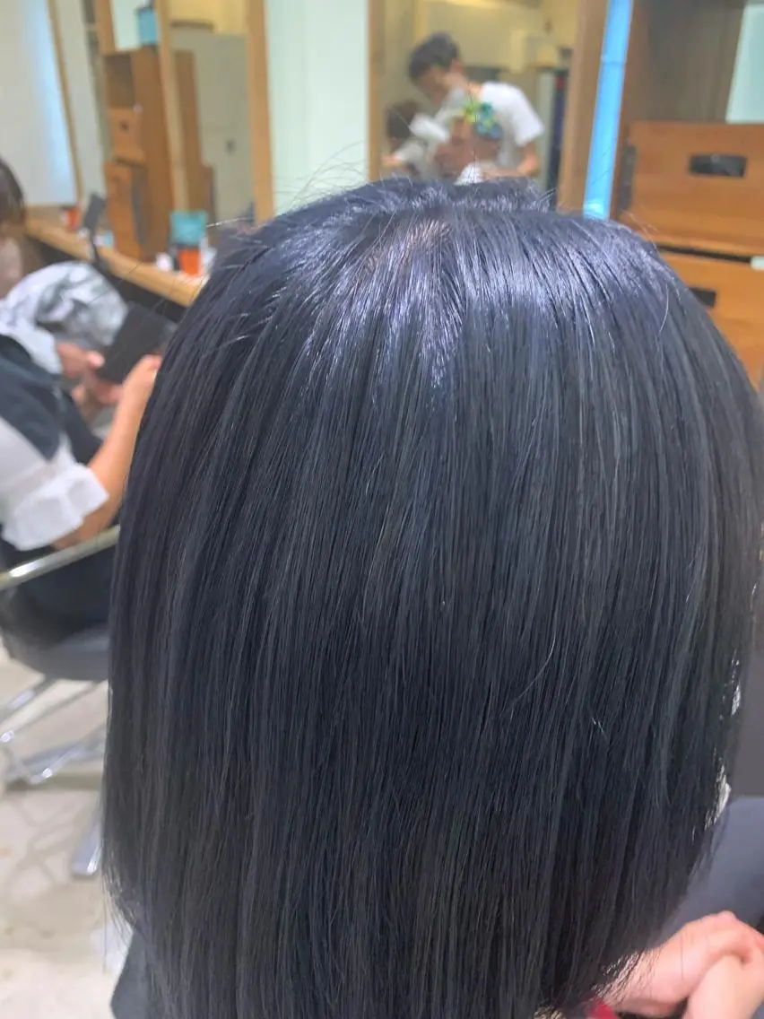 セミロング カラー ヘアアレンジ ヘアカラー トリートメント Sia中野新橋 『JUNYA』のヘアスタイル