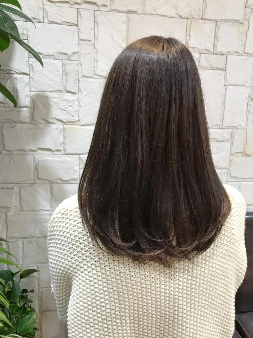 ミディアム 髪質改善 艶髪🔵フセナオヤのヘアスタイル