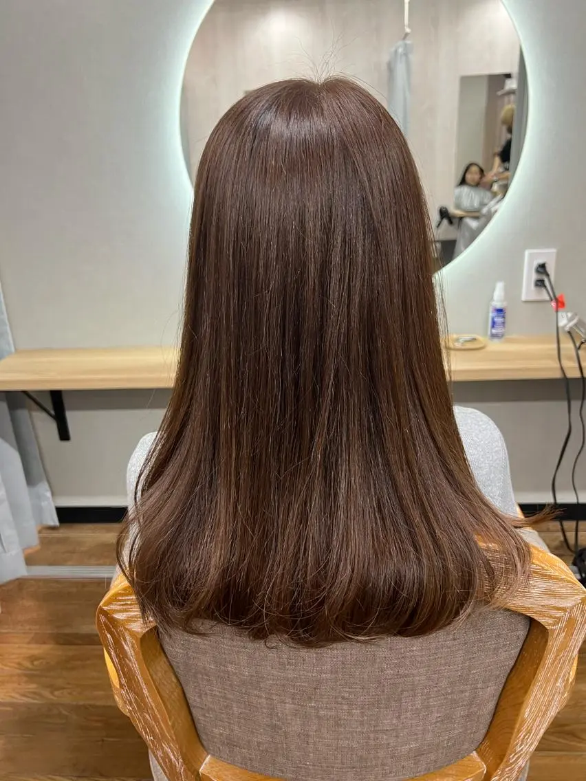 セミロング ヘアカラー トリートメント TELA HAIR 幕張本郷店　千尋のヘアスタイル