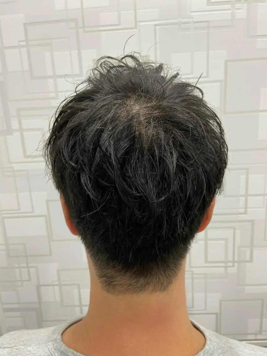 ショート メンズ カットパーマ✂️ 小坂田玲亜のヘアスタイル
