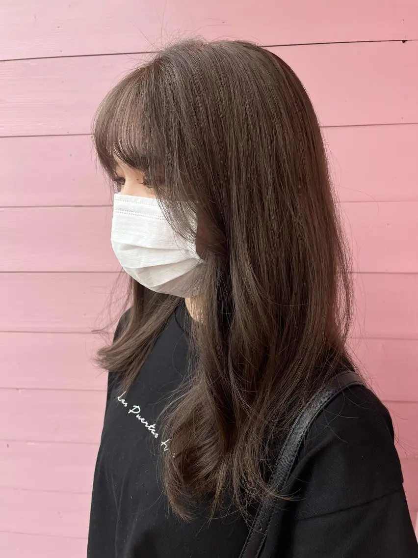 ロング カラー バレイヤージュ ブリーチ ケアブリーチ 透明感カラー デザインカラー 🔆韓国 norika🔆のヘアスタイル