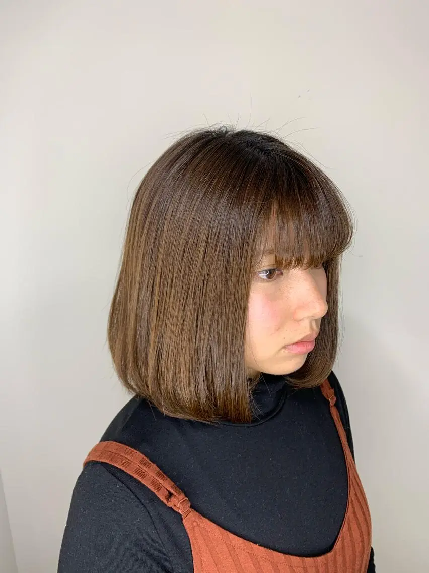 ショート ボブ 特殊カラー/ブリーチ 道満ゆいなのヘアスタイル