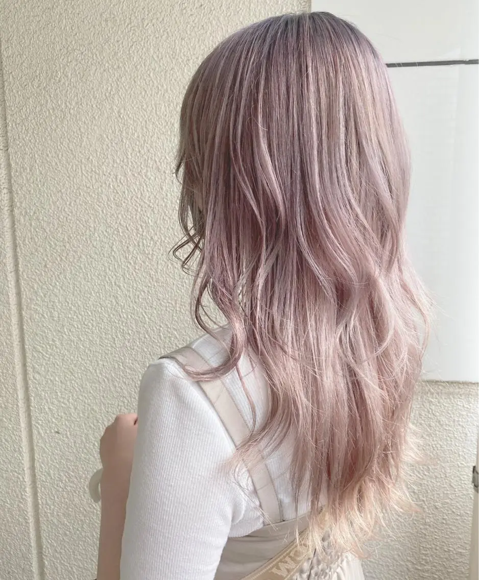 セミロング カラー 💘透明感カラー💘 沖本 将宏のヘアスタイル