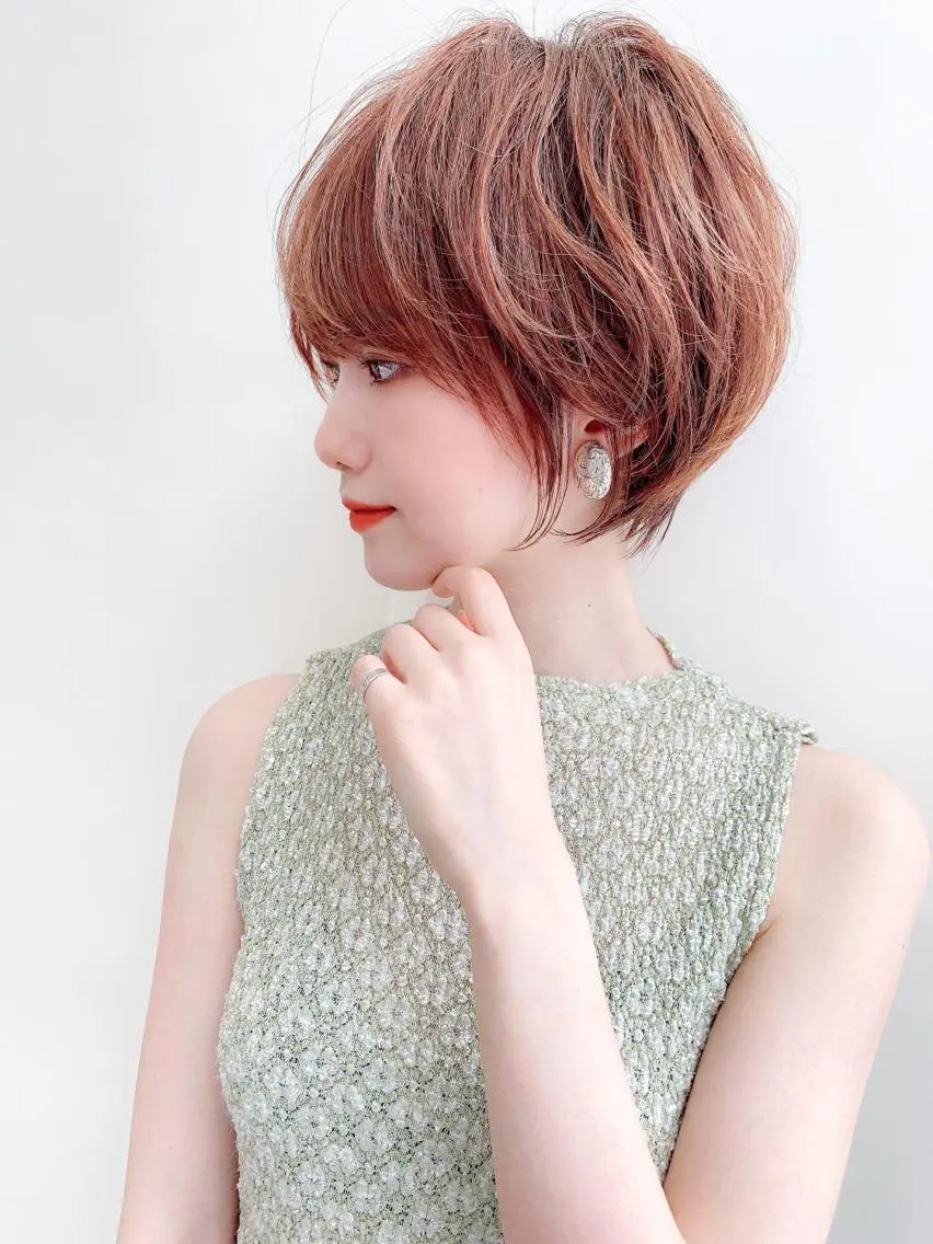 ショート カット ヘアカラー ✨関西No1✨ 春木淳也のヘアスタイル