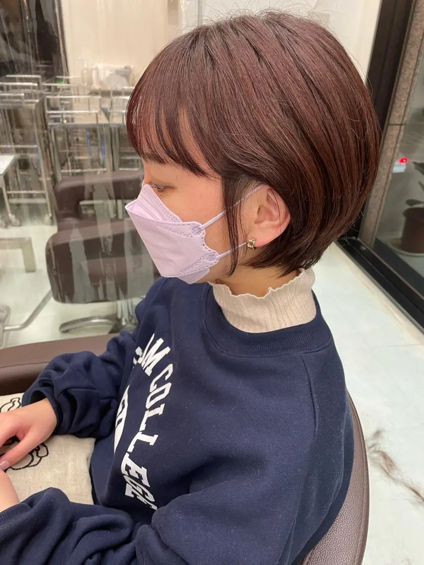 ショート ショートボブ ボブ ショートヘア カット 川上 紗也加のヘアスタイル