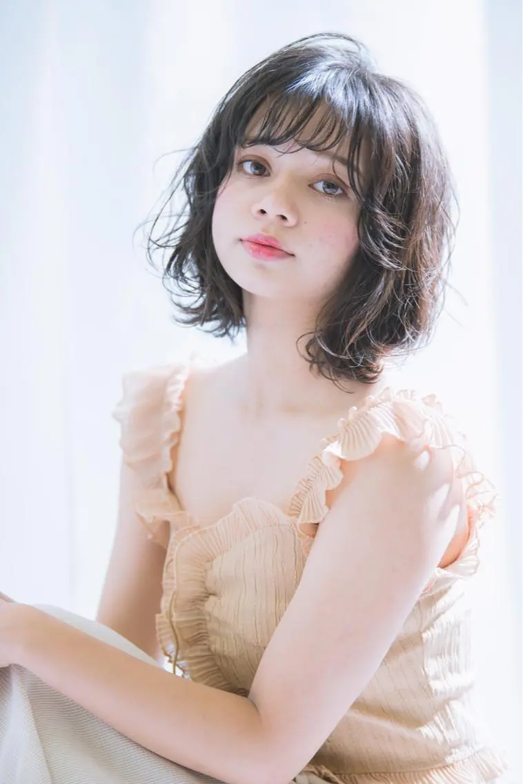 ミディアム 似合わせ艶髪カラー ❤️ハダユミのヘアスタイル