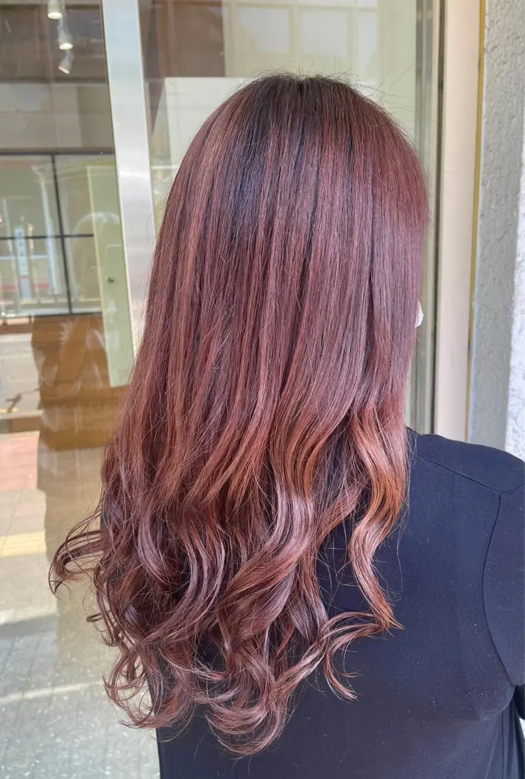 ロング カラー アッシュ アッシュブラウン バレイヤージュ ベージュカラー ブリーチ きむら かずきのヘアスタイル