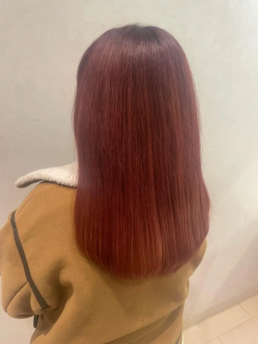 セミロング カラー あ あのヘアスタイル
