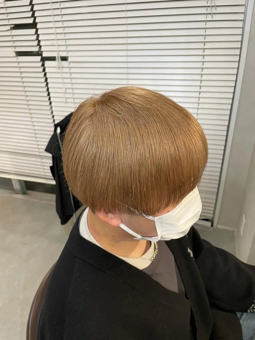 ショート カラー メンズ カット ヘアカラー トリートメント トレンド透明感カラー ☘️大貫 昂涼🐹のヘアスタイル
