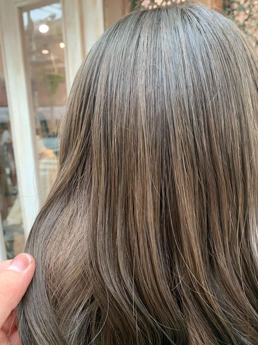 セミロング カラー パーマ ヘアアレンジ メンズ ネイル 透明感カラー ラメ(グリッター) カット ヘアカラー トリートメント Sia中野新橋 『JUNYA』のヘアスタイル