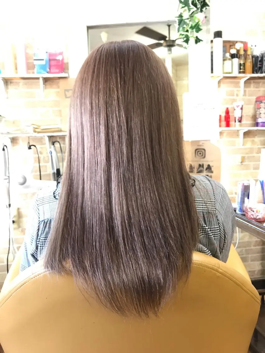 ミディアム カラー お→の さとしのヘアスタイル