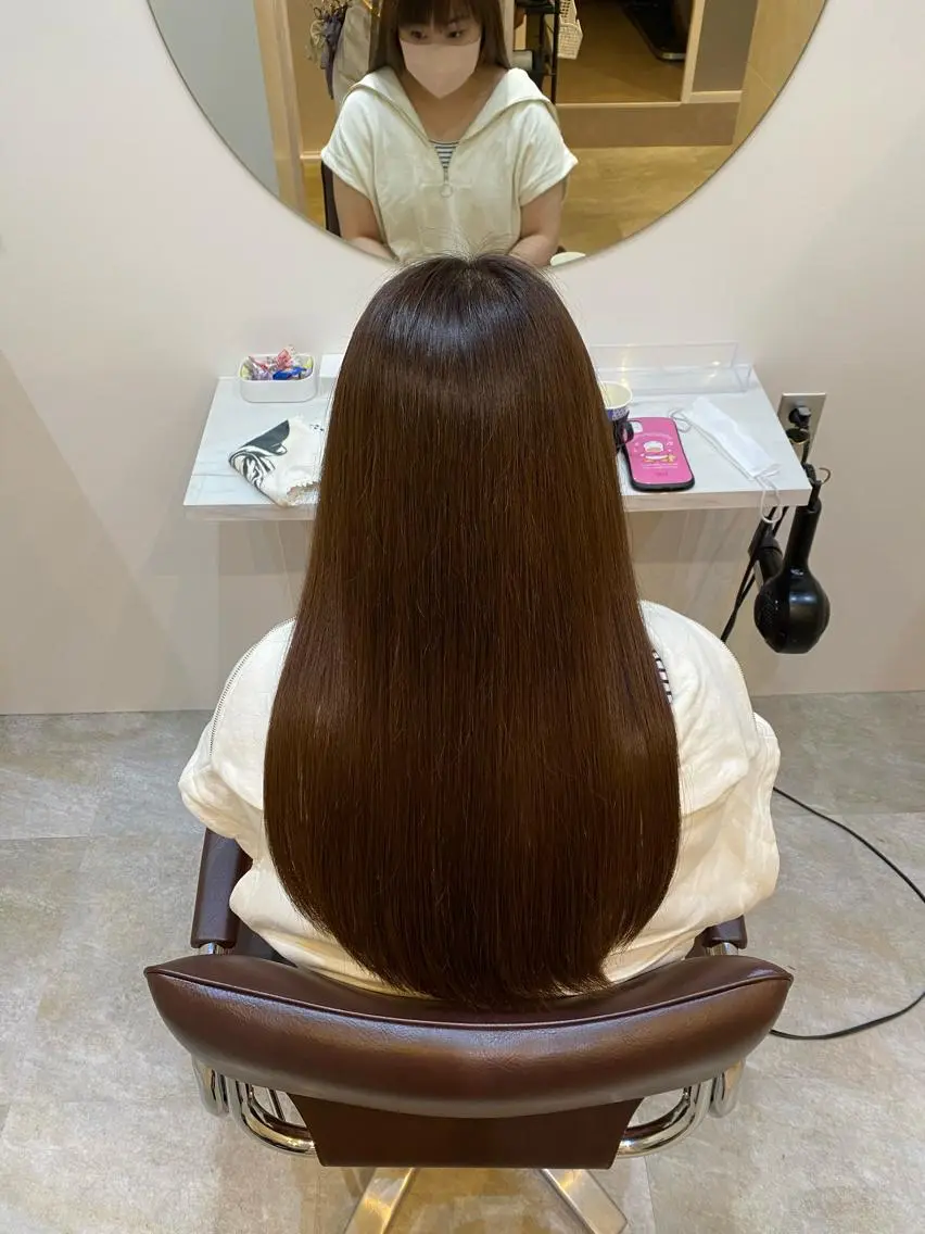 ロング カット トリートメント 【髪質改善　艶髪】 布川　莉穂のヘアスタイル