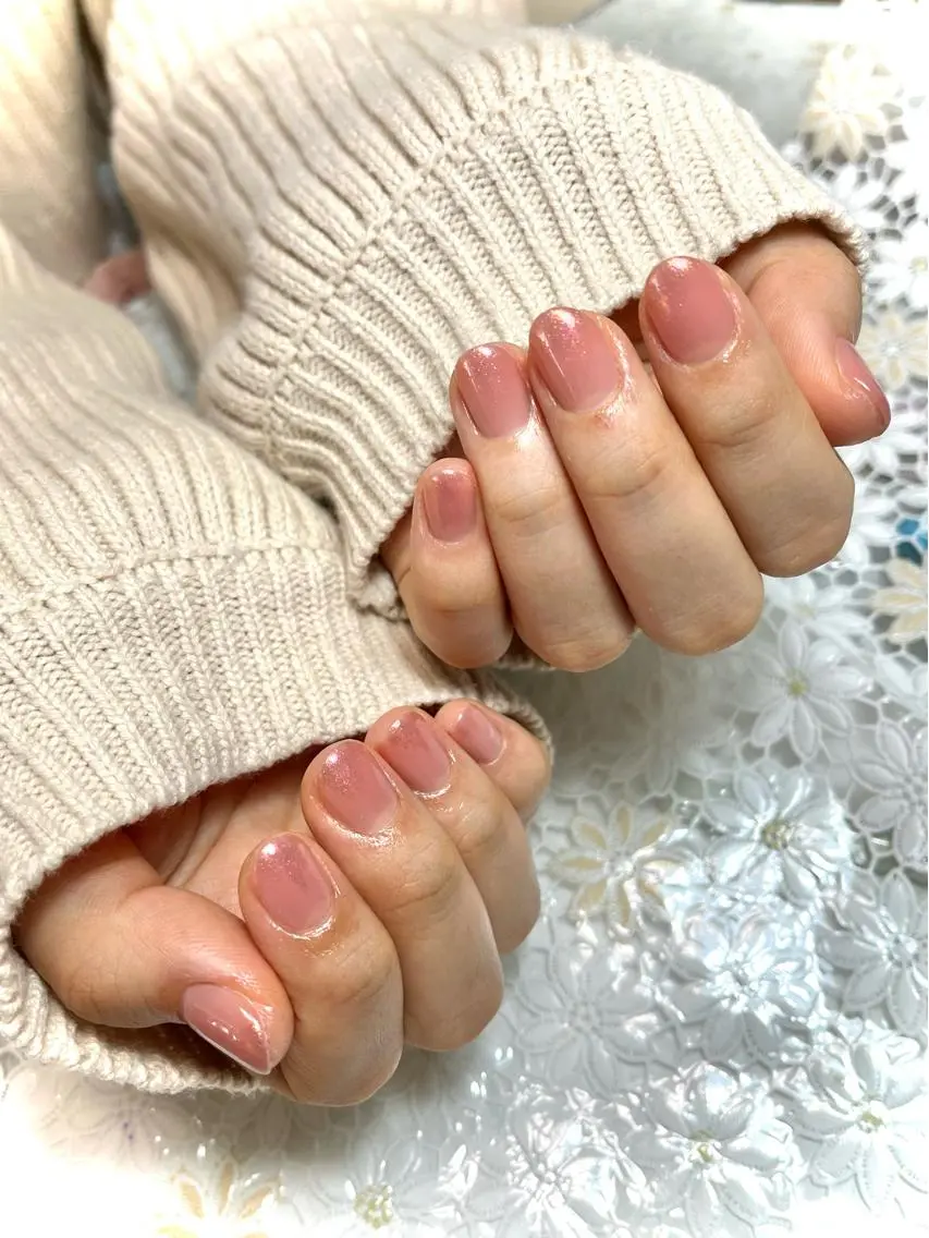 ネイル 成人式 ジェルネイル キラキラネイル 韓国ネイル ミラーネイル nails' it...のネイルデザイン