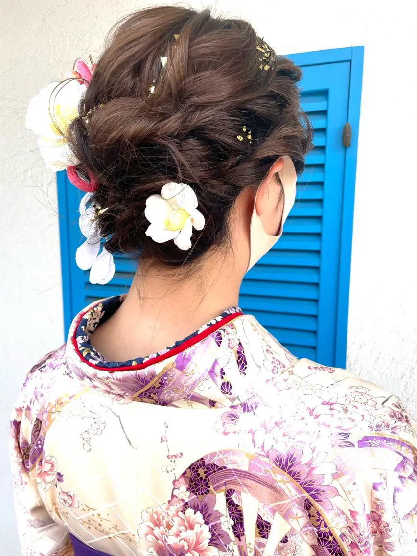 ヘアアレンジ カット トリートメント 松下 由恵のヘアスタイル