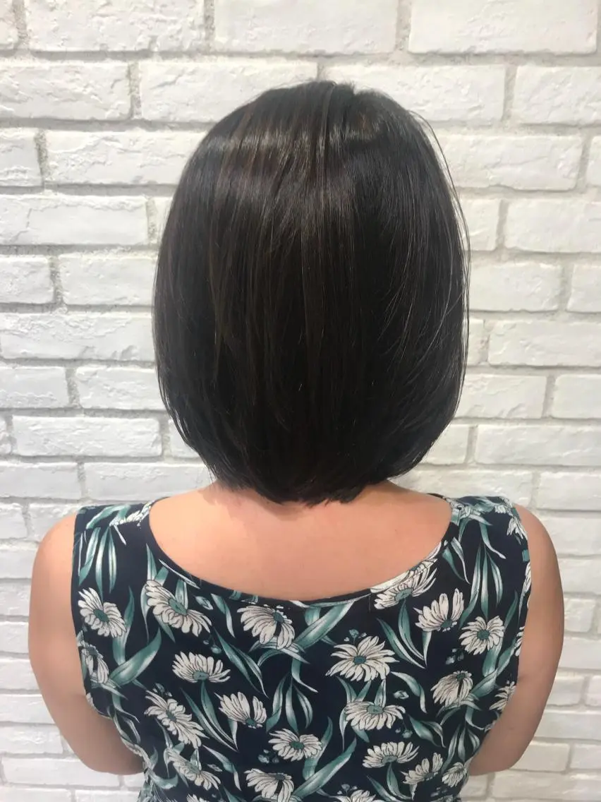 ミディアム ハイライト 米良 志織のヘアスタイル