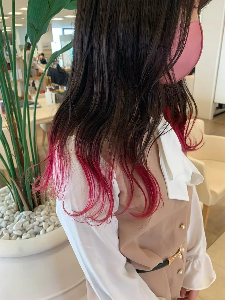 ロング カラー 暖色専門美容師🎀 お客様満足度◎のヘアスタイル