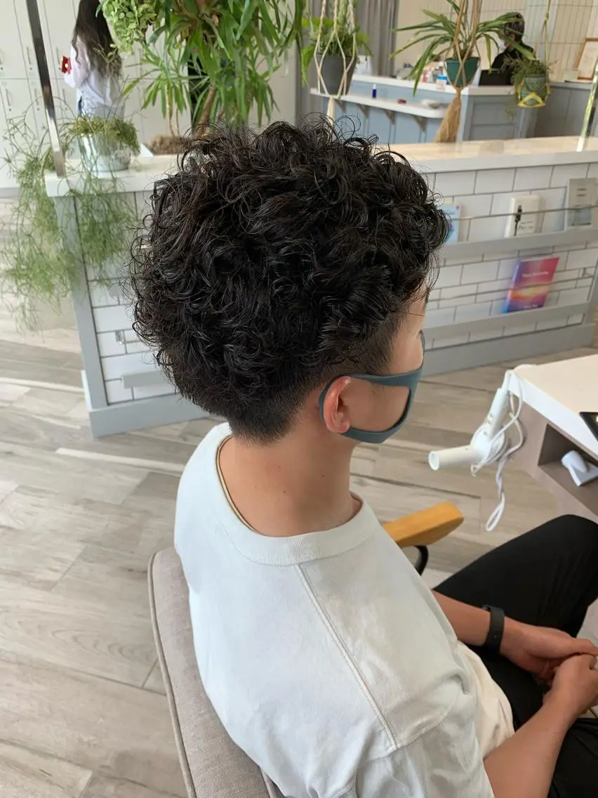 ヘアアレンジ メンズ メンズパーマ stylist N0Nのヘアスタイル