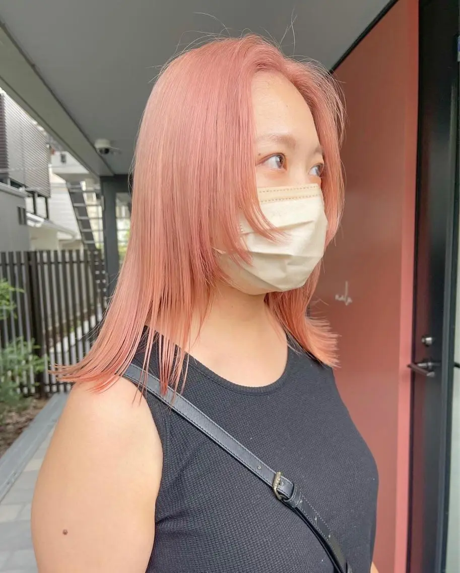 カラー 鶴井 美空のヘアスタイル