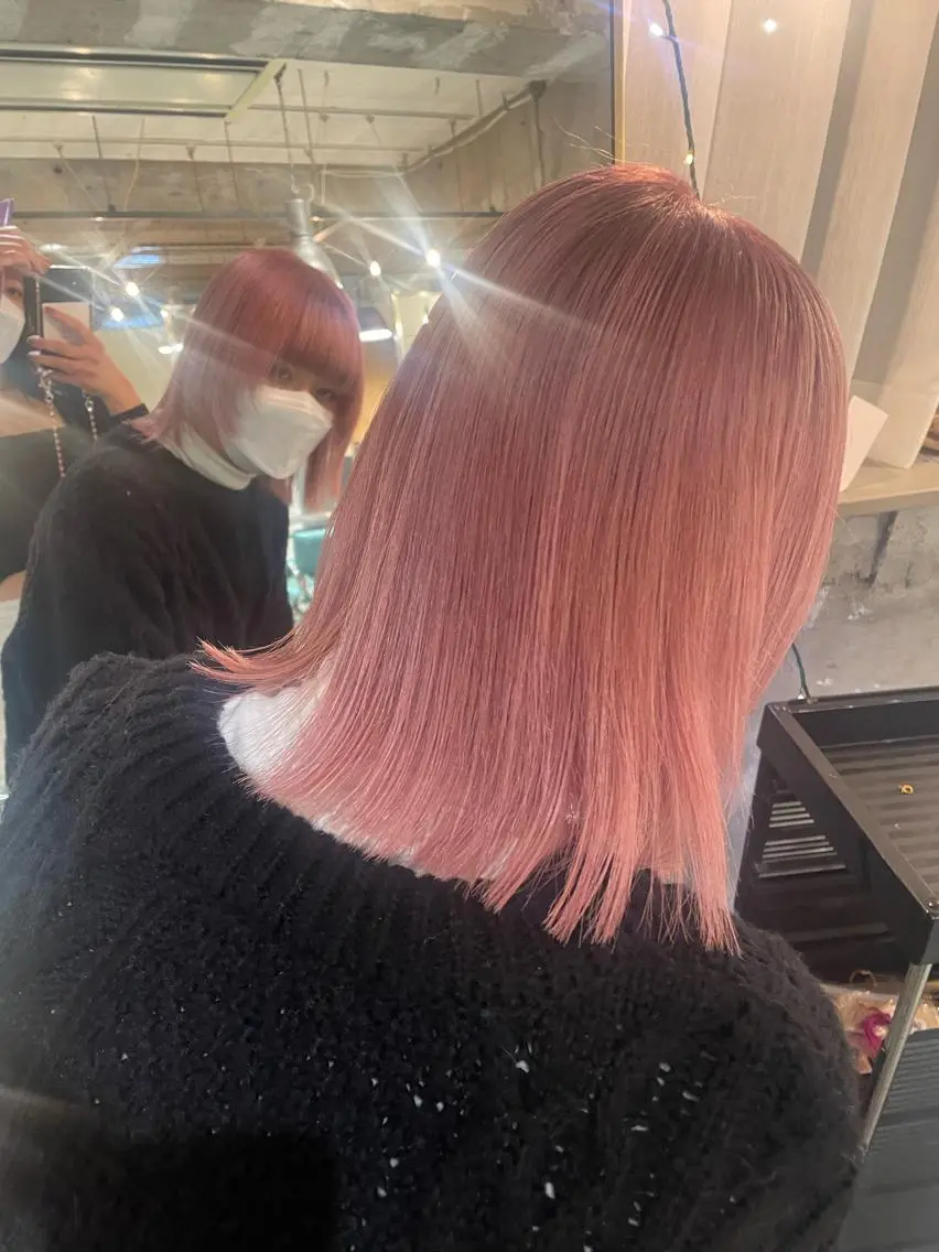 ショート カラー 海外レイヤー /NAGISAのヘアスタイル